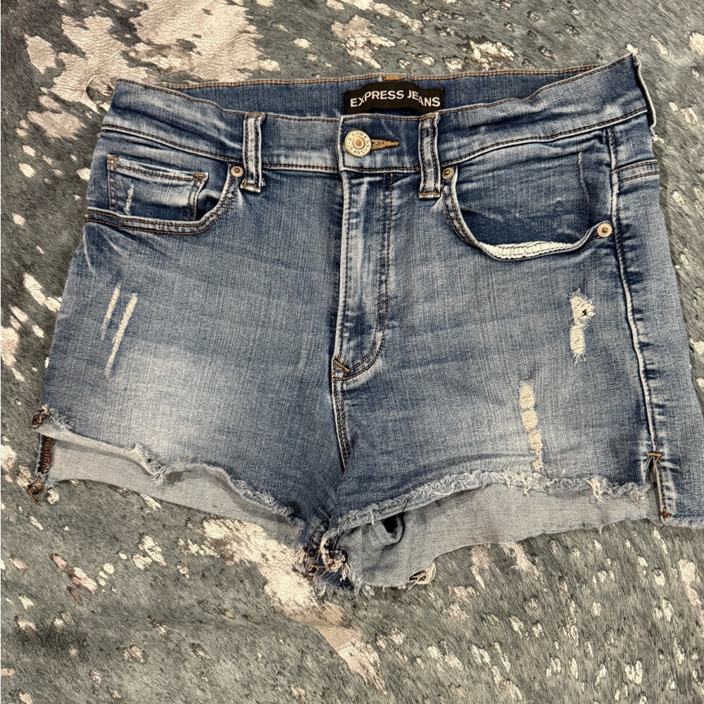 Women's Blue Denim Shorts